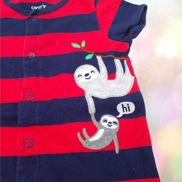 #1118 Slouch Romper 6 months - Picture 2 of 2